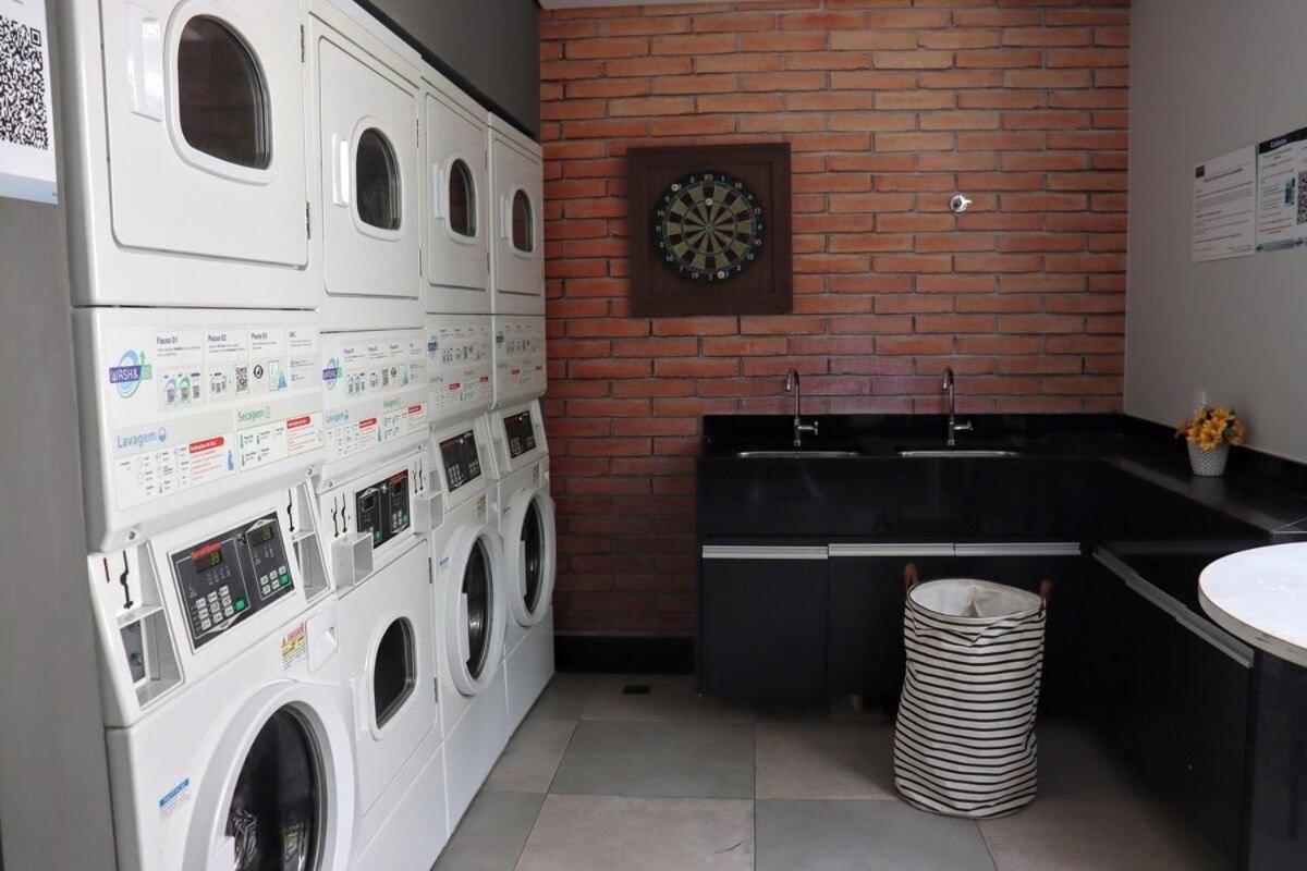 Unique 22º Estudio C/ Vista Incrivel Em Sp Vaga E Wifi סאו פאולו מראה חיצוני תמונה